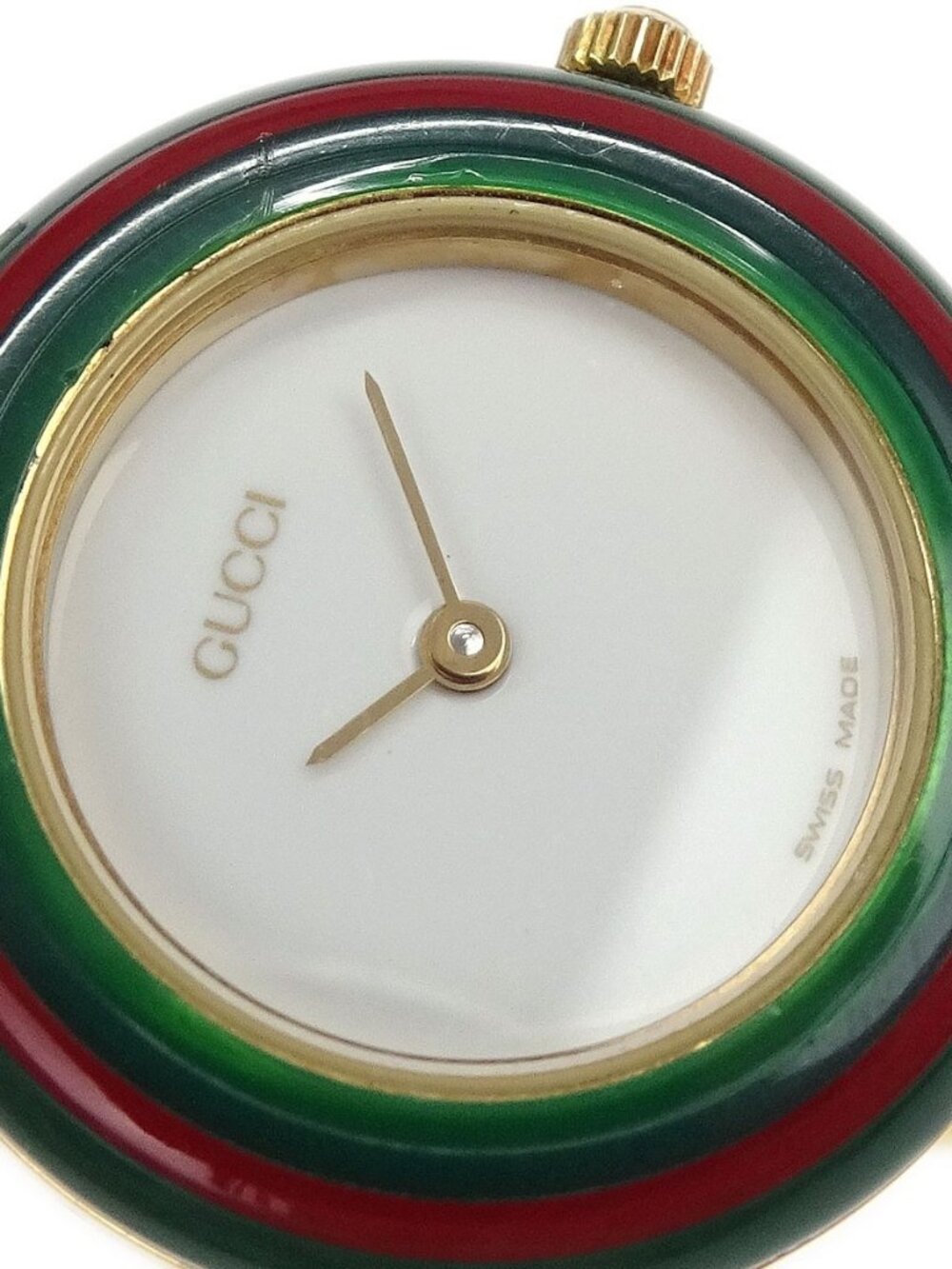 Gucci 11/12.2 Change Bezel Chameleon Quartz Watch SS 178186 - Picture 12 of 15